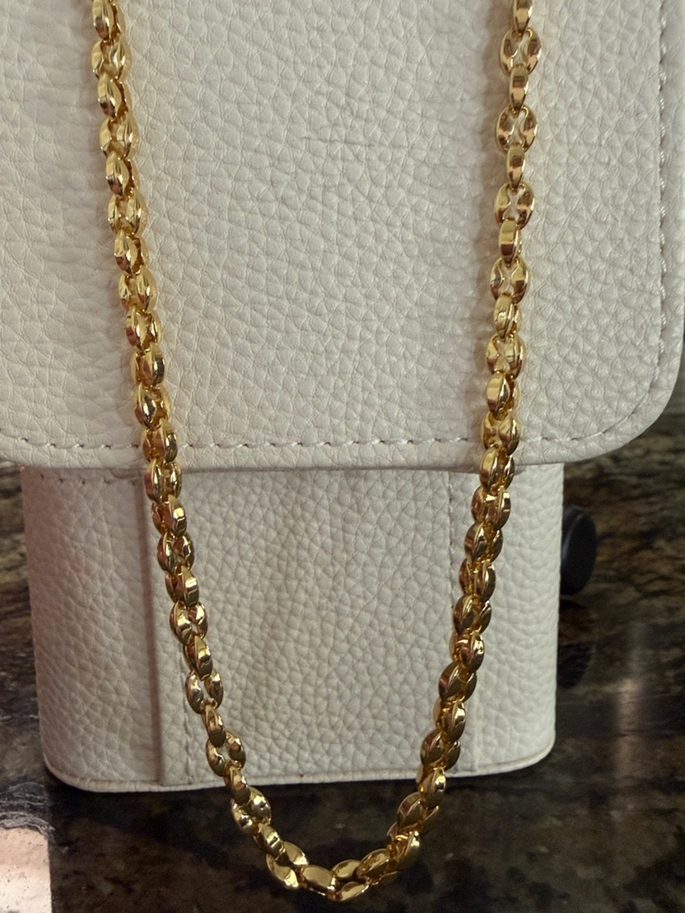 18K Gold-Filled Italy Link Chain Necklace - 22”